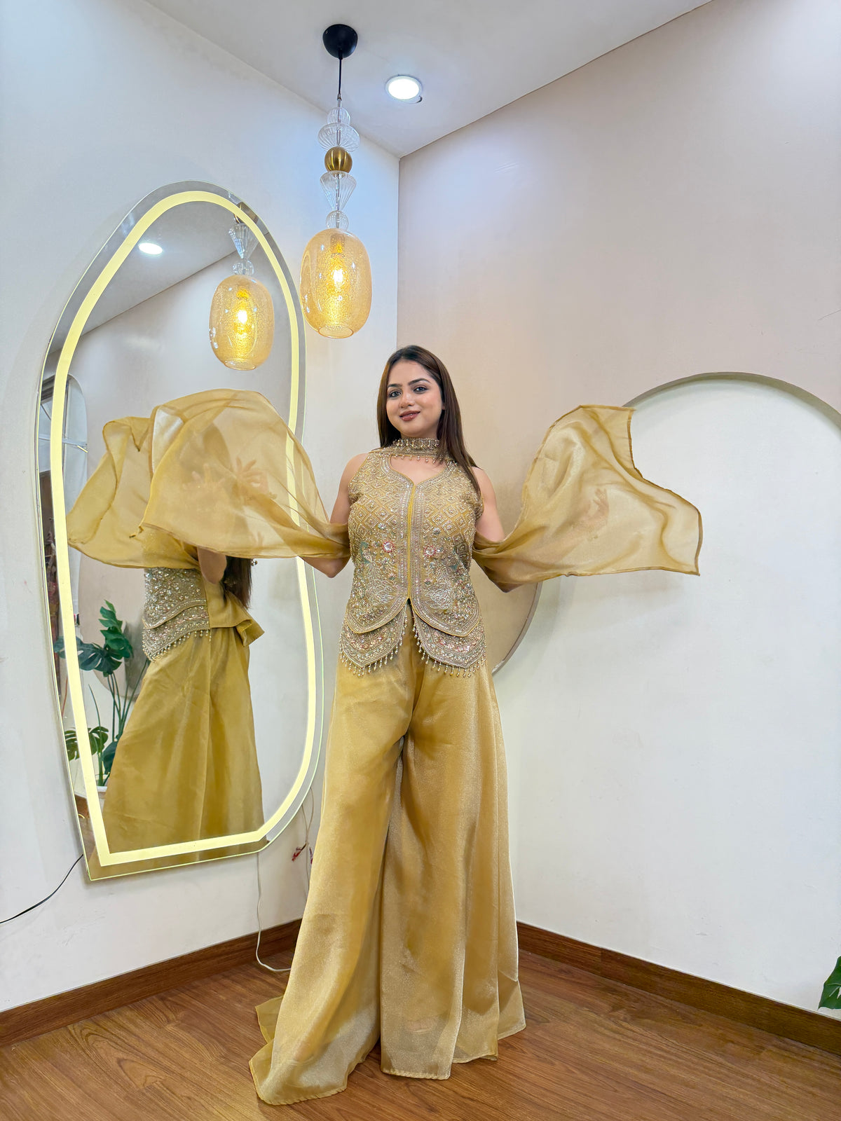 E43 3PC SHARARA SUIT