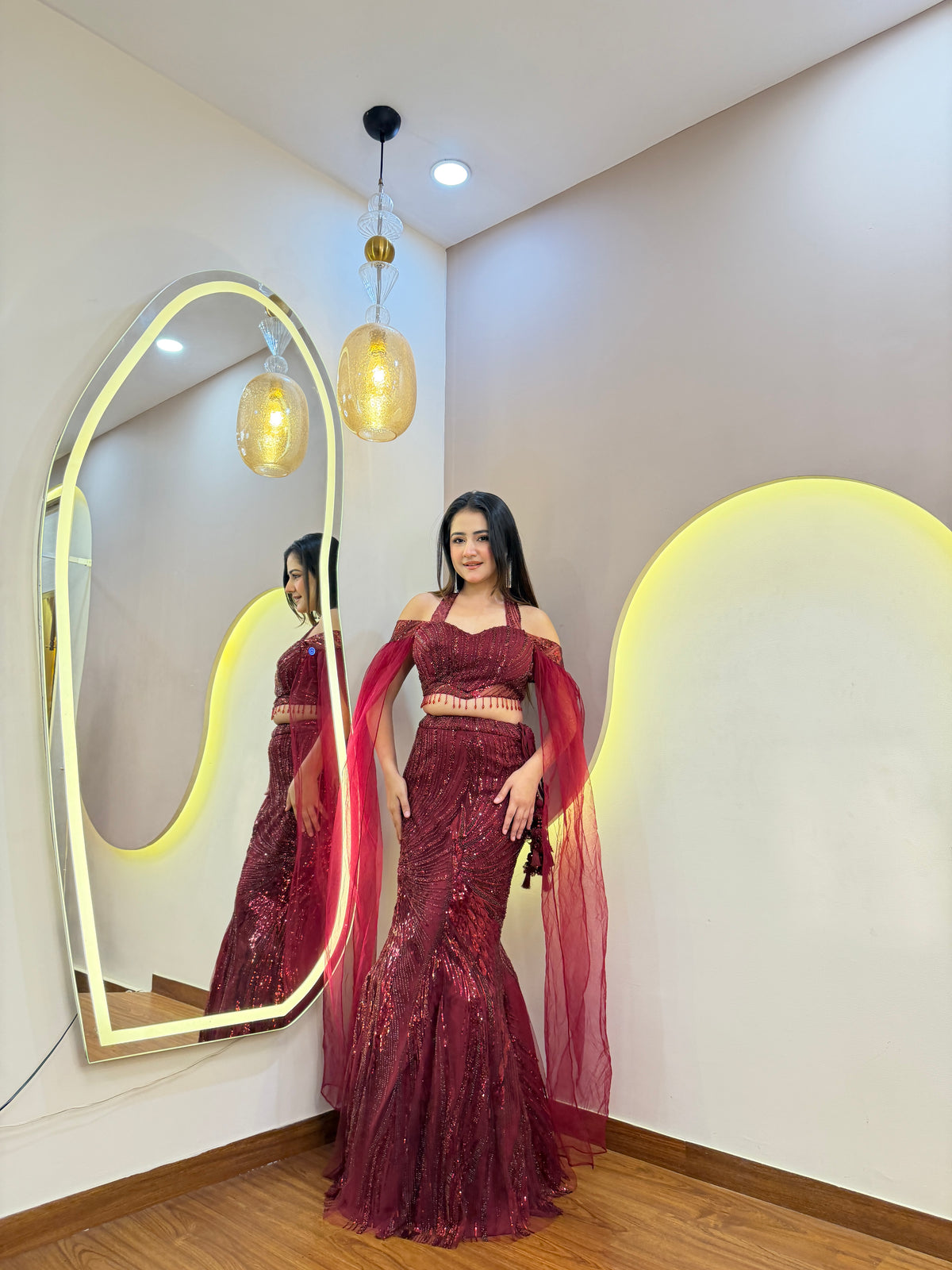 F60 MERMAID LEHENGA
