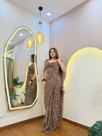 E572 AARFA REGAL DRAPE SAREE