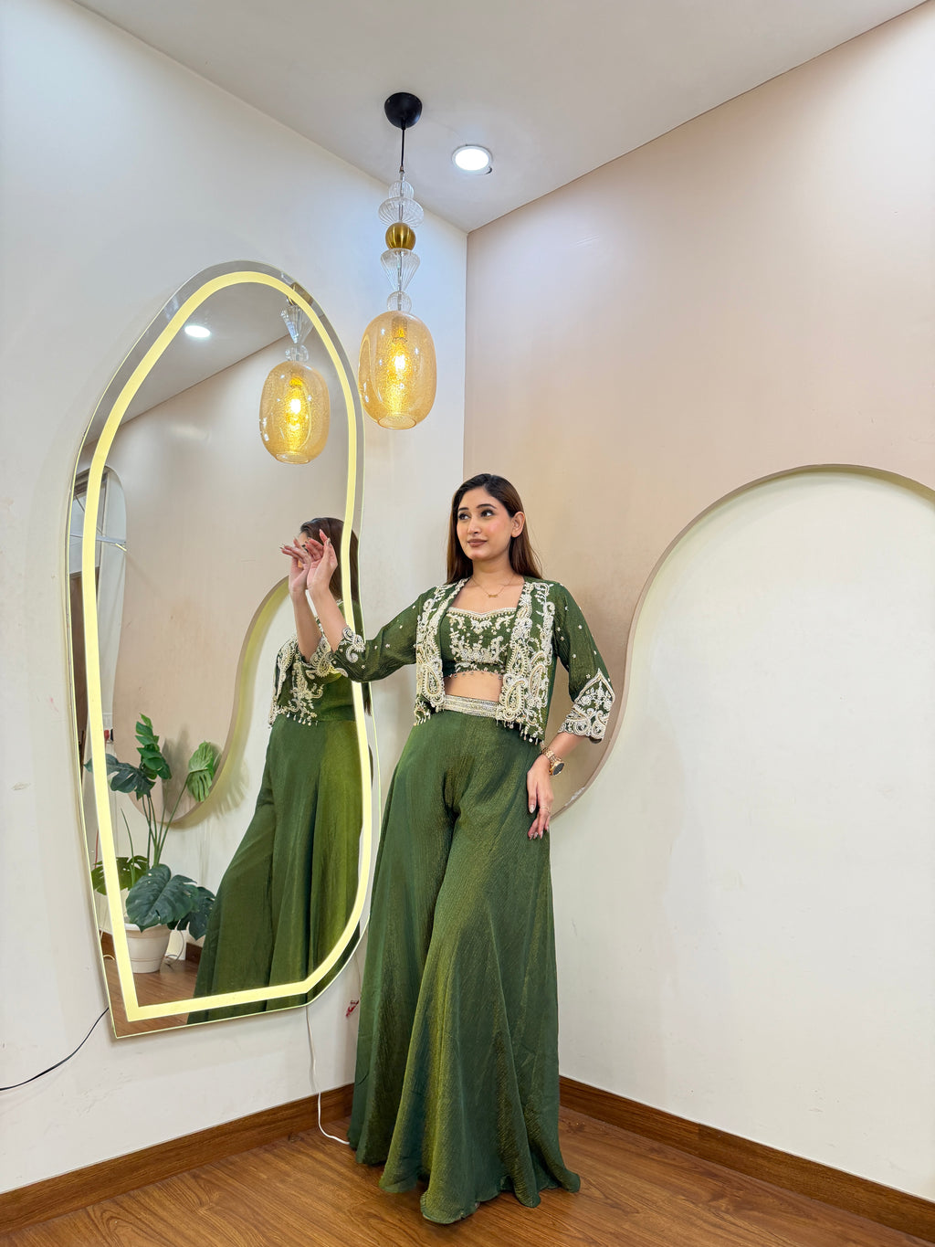 E33 SHARARA SET WITH JACKET