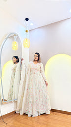 E932 3PC SKIRT ANARKALI SUIT
