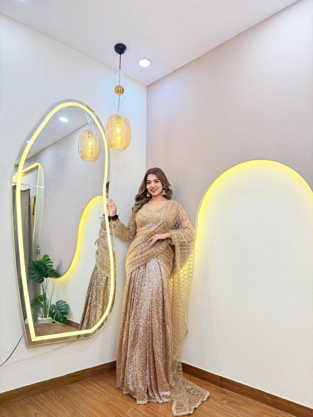 E592 PREMIUM DRAPE SAREE