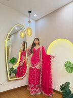 E792 3PC SHARARA SUIT