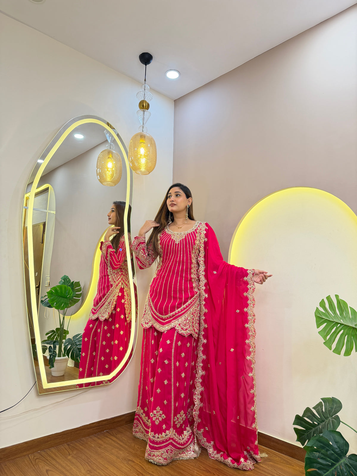 E792 3PC SHARARA SUIT