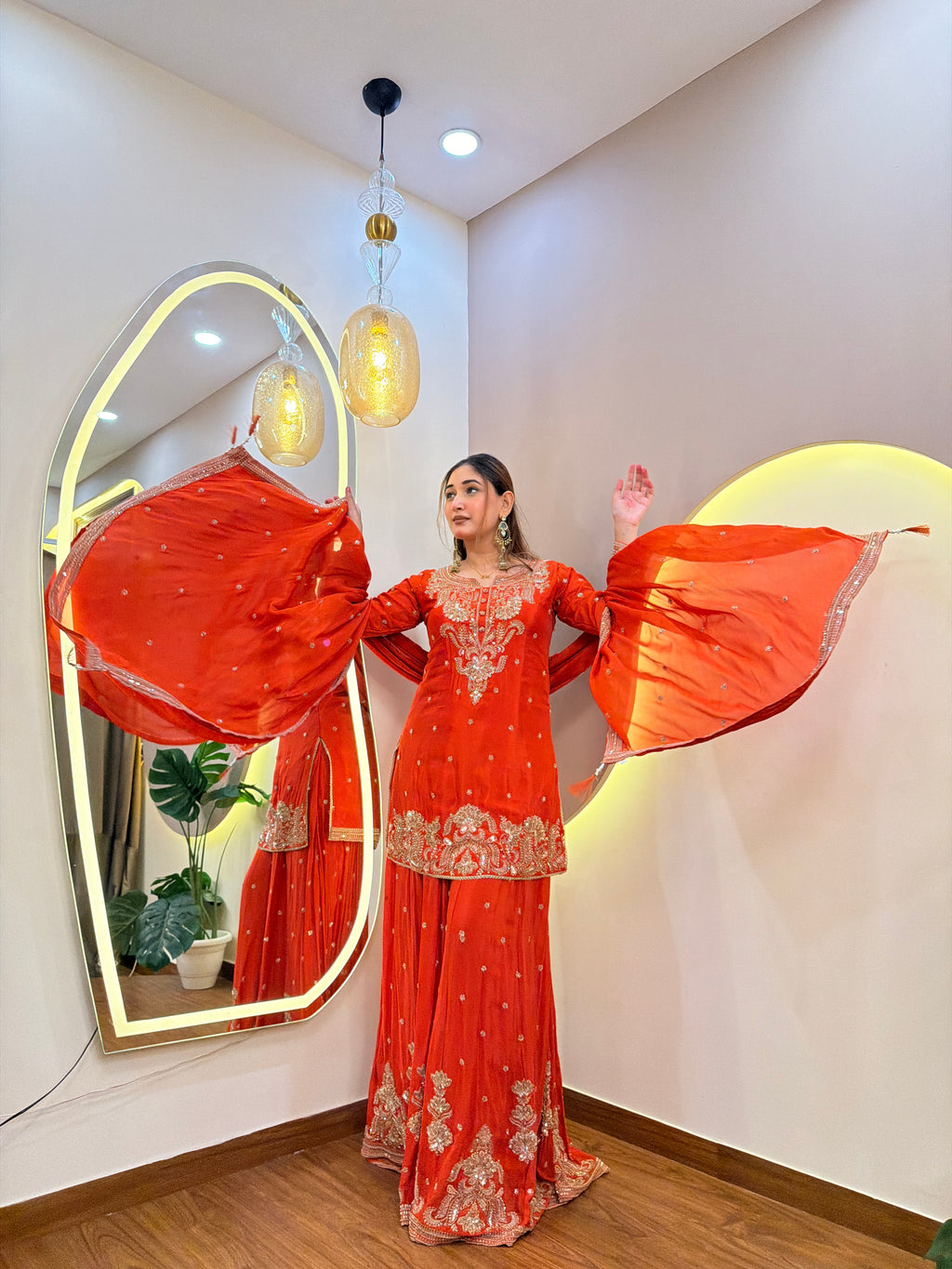 E521 3PC SHARARA SUIT