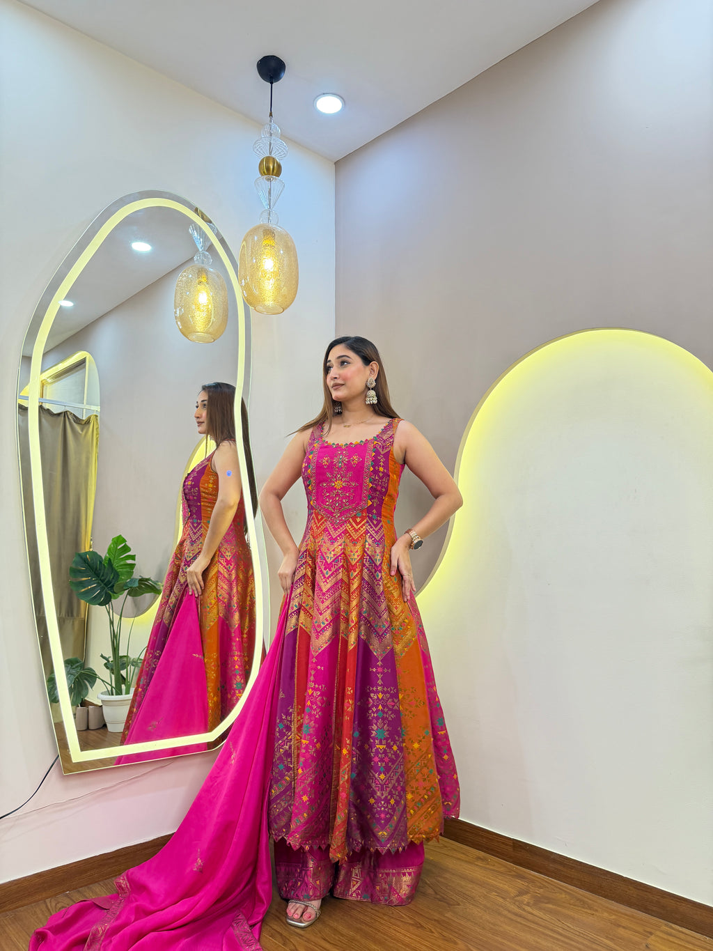 E380 3PC ANARKALI