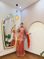 E399 AARFA REGAL SHARARA SUIT
