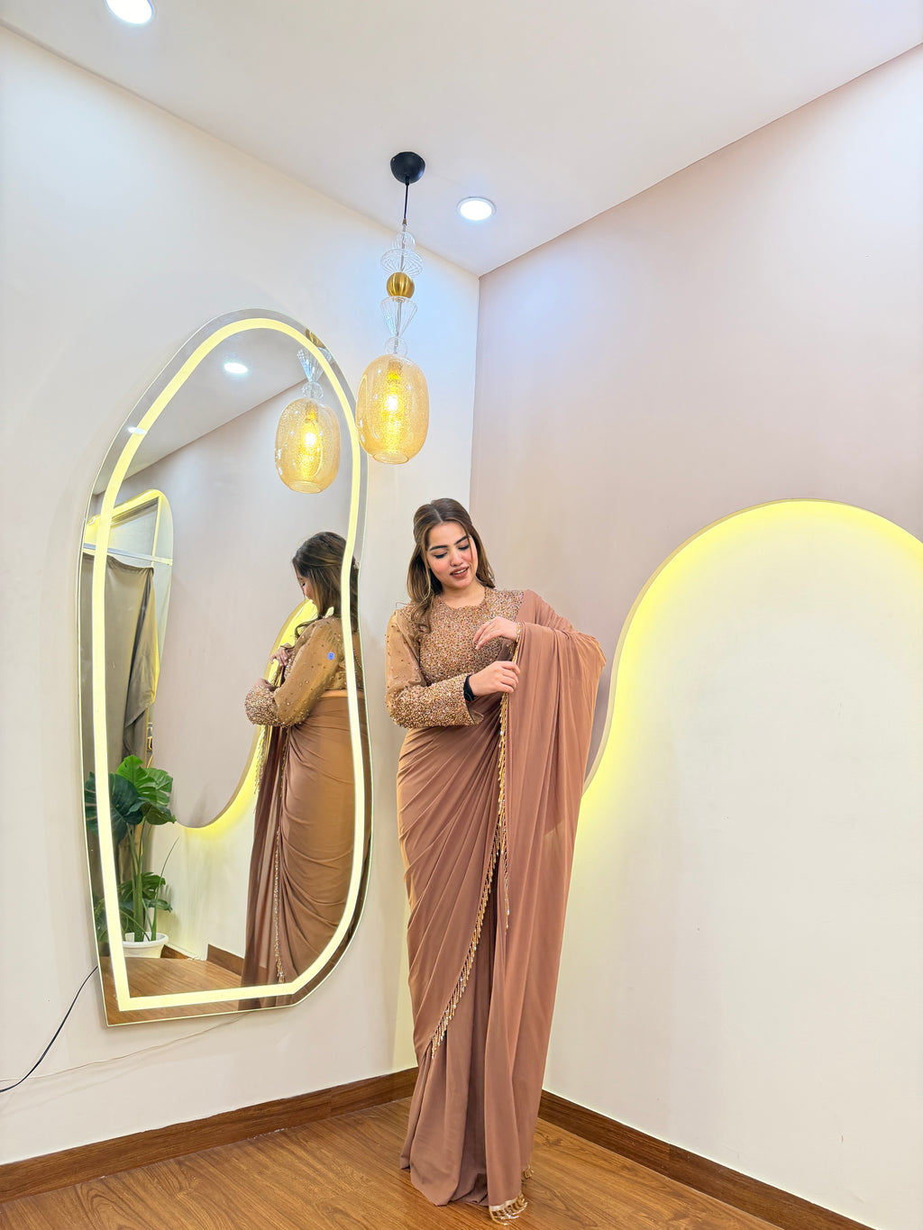 E14 AARFA REGAL DRAPE SAREE