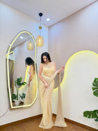 E609 AARFA REGAL DRAPE SAREE