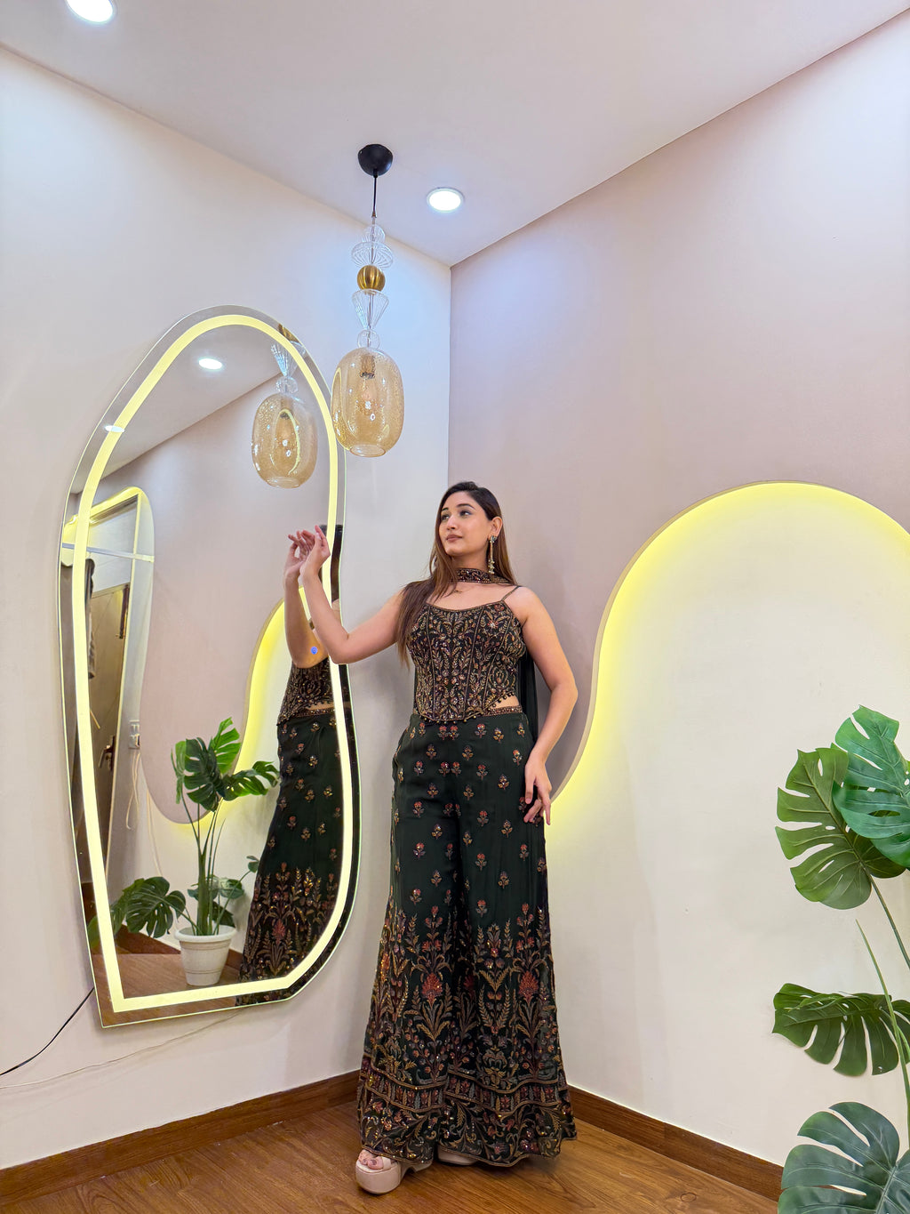 E350 3PC SHARARA SUIT