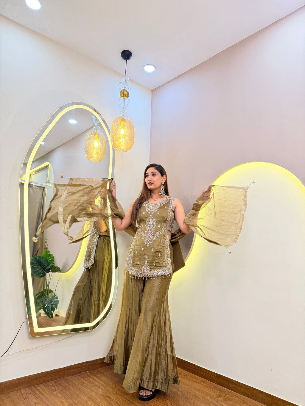 E220 3PC SHARARA SUIT