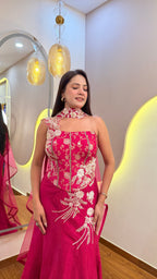 F64 CROP TOP LEHENGA