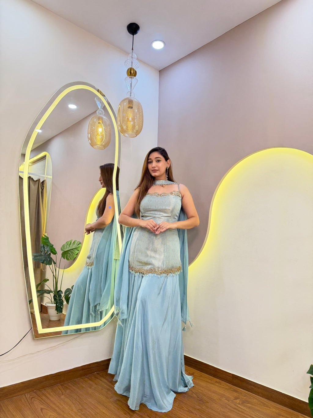 E915 3PC SHARARA SET