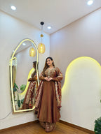 E916 3PC ANARKALI SUIT