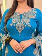 E104 3PC SHARARA SUIT