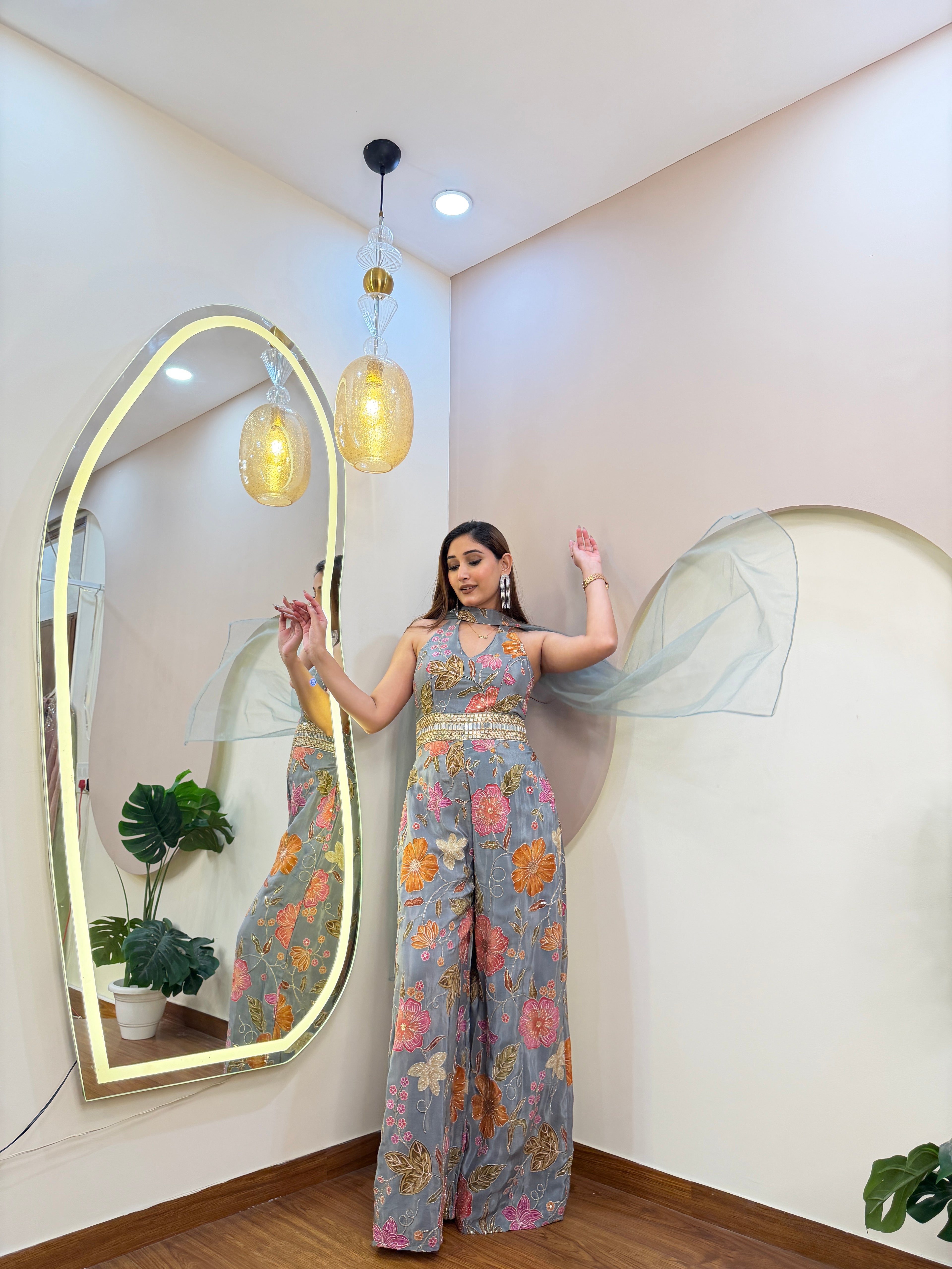E79 INDO WESTERN JUMPSUIT