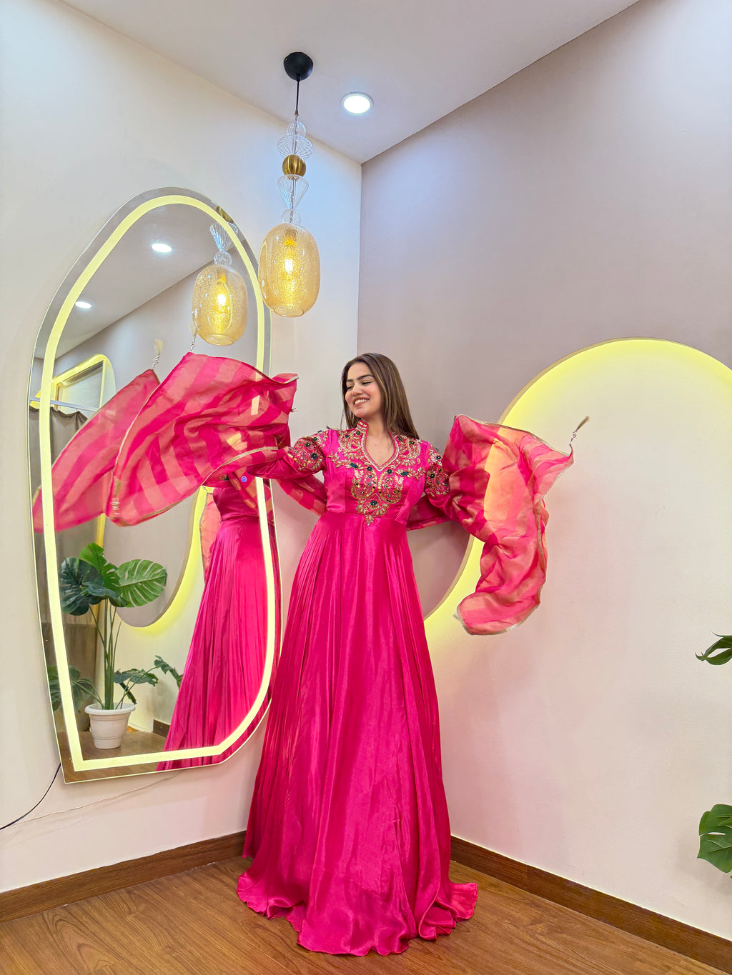 E581 ANARKALI GOWN