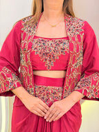 E197 INDO WESTERN SKIRT SET