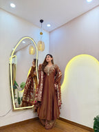 E916 3PC ANARKALI SUIT