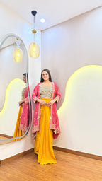 F19 DRAPE SKIRT WITH SKIRT