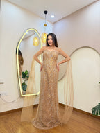 E496 ONE PIECE GOWN