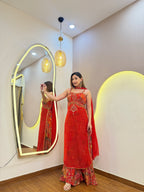 F69 3PC SHARARA SUIT