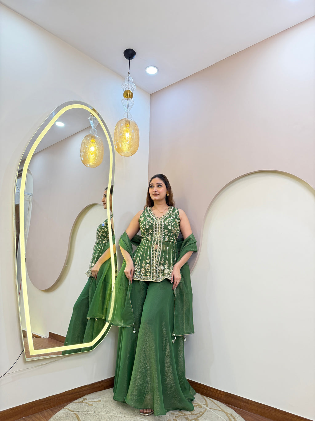 E52 3PC SHARARA SET