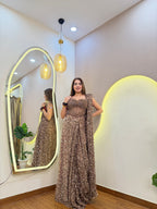 E572 AARFA REGAL DRAPE SAREE