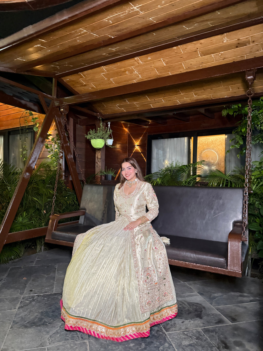 E231 AARFA REGAL ANARKALI GOWN