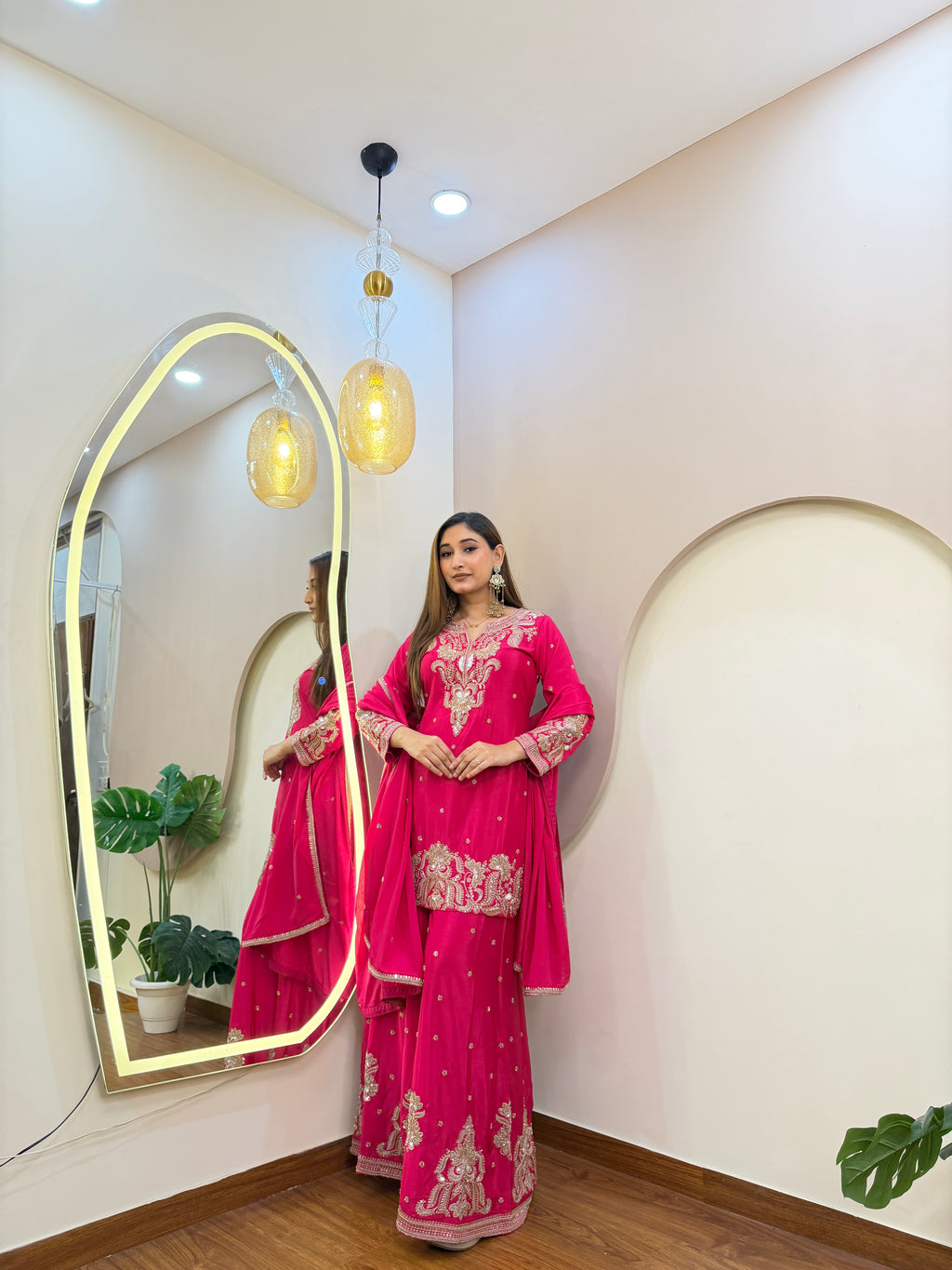 E328 3PC SHARARA SUIT