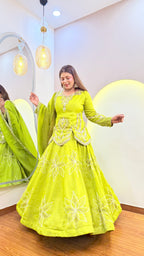 F7 LEHENGA WITH KURTI SET