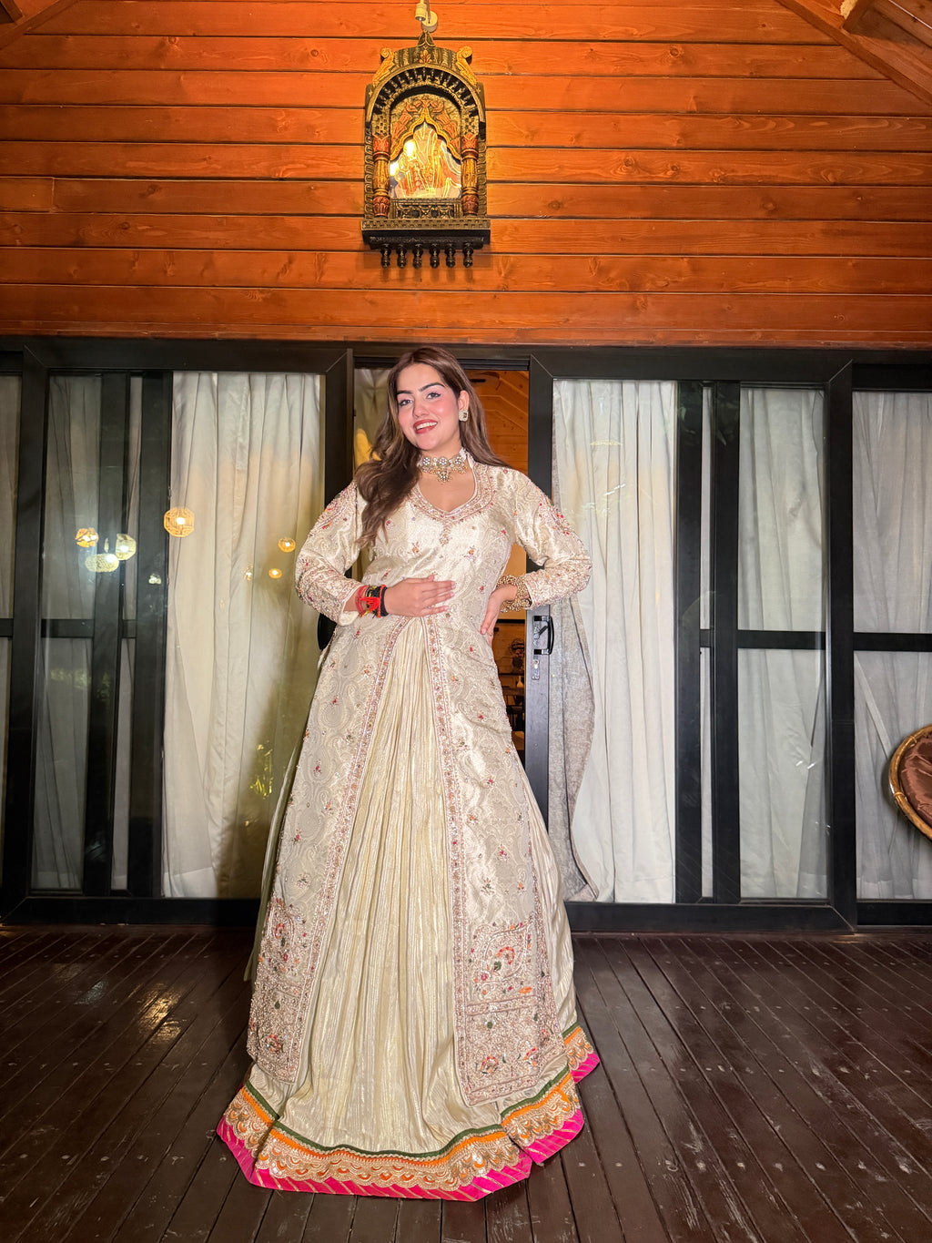 E231 AARFA REGAL ANARKALI GOWN