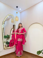 E328 3PC SHARARA SUIT