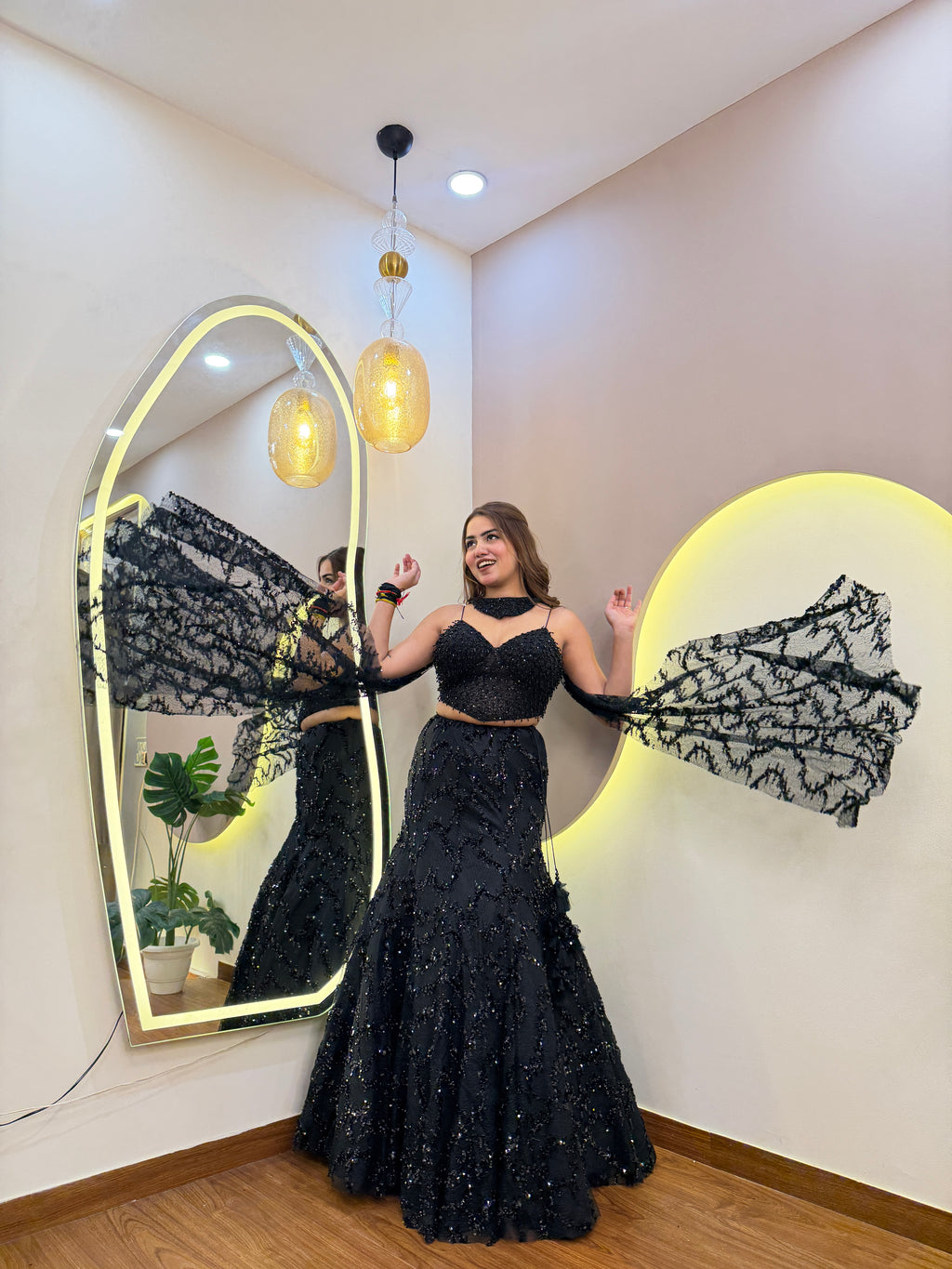 E589 MERMAID LEHENGA