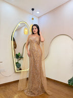 E496 ONE PIECE GOWN