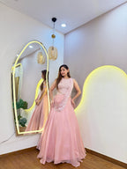 E748 DRAPE LEHENGA