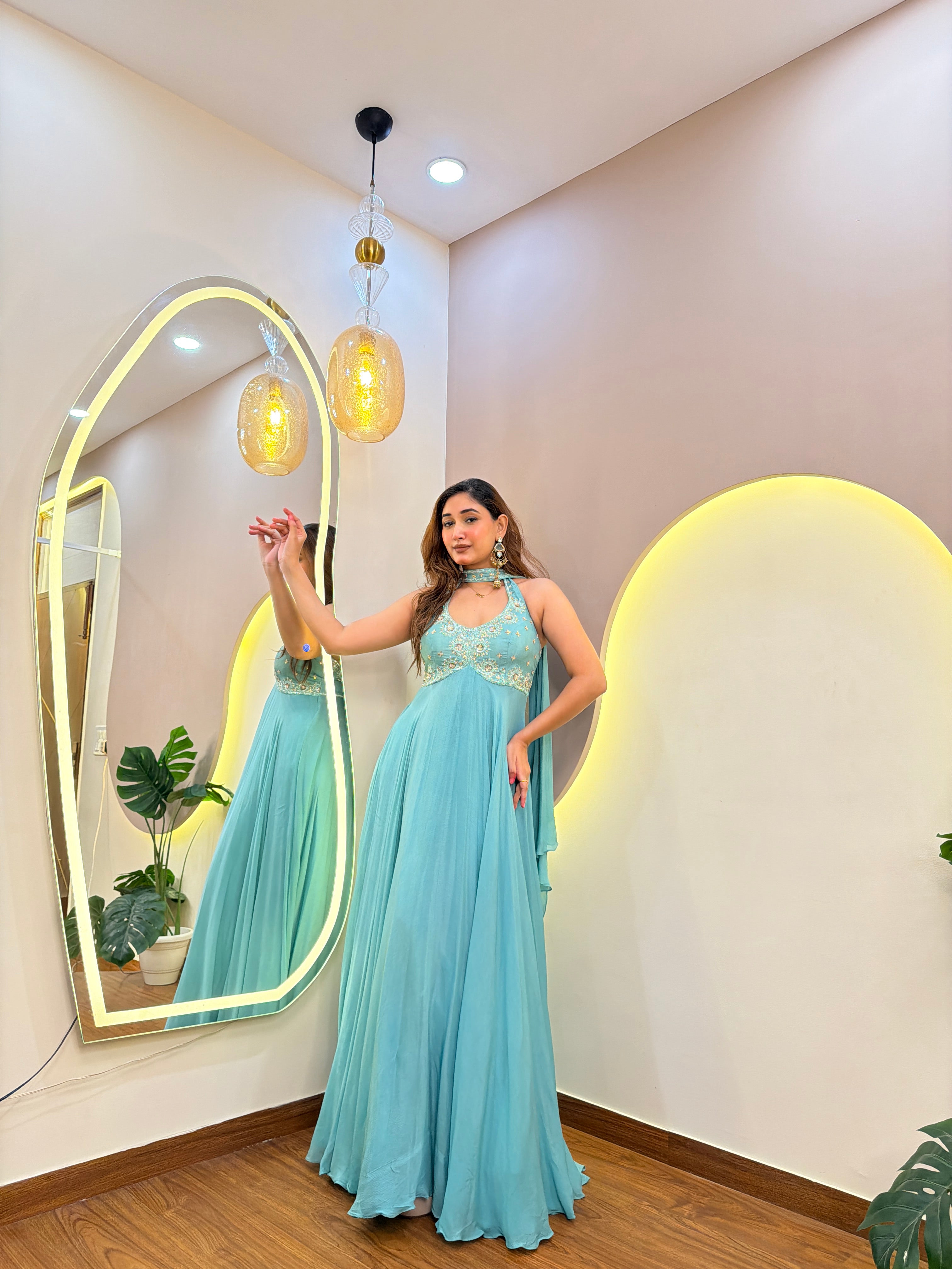 E405 ANARKALI GOWN