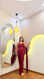 F120 PRE DRAPE SAREE