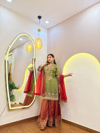 E636 3PC SHARARA SUIT