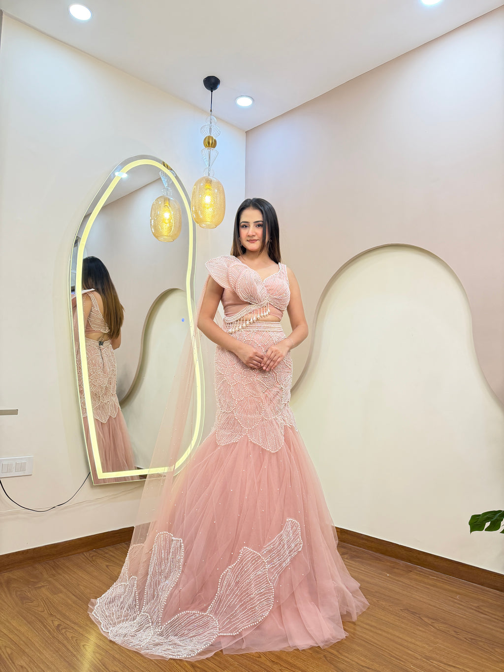 E353 FISH CUT LEHENGA
