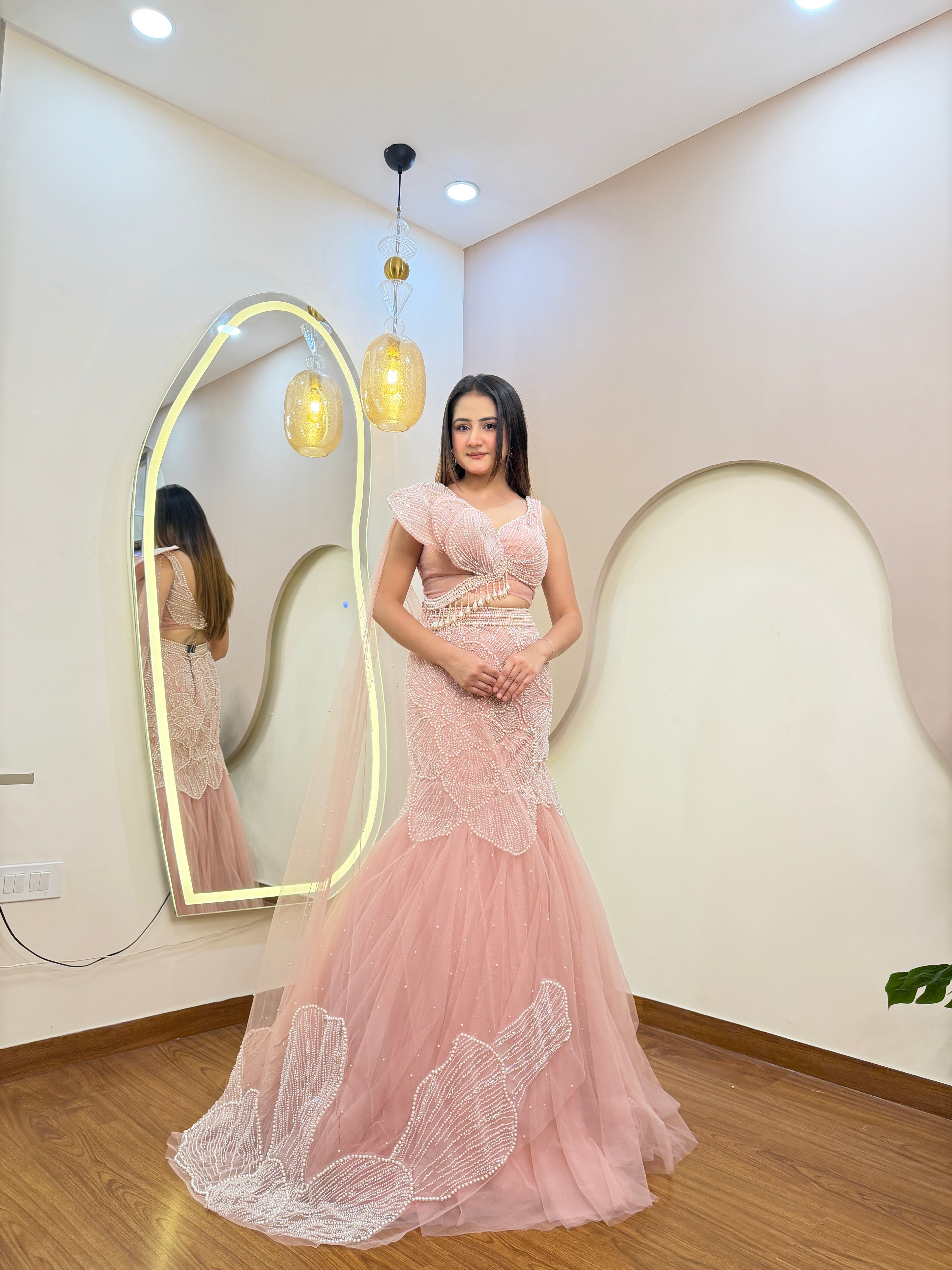 E353 FISH CUT LEHENGA