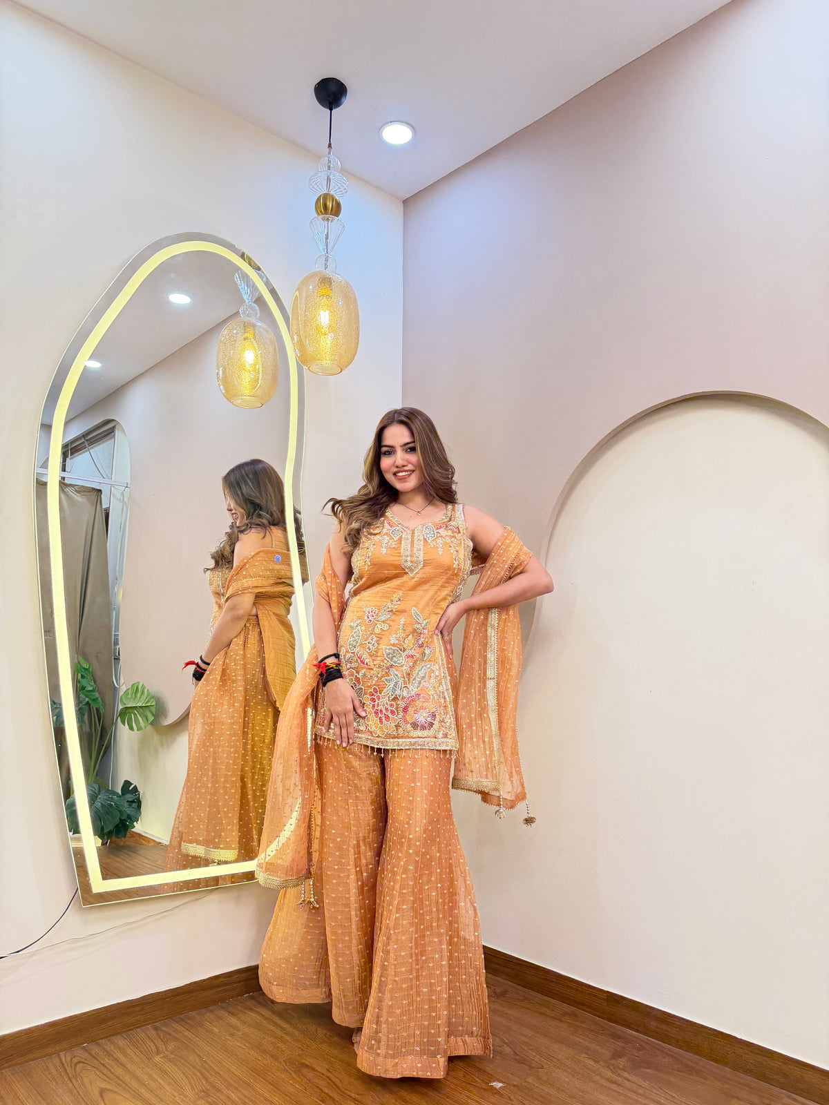 E158 3PC SHARARA SUIT