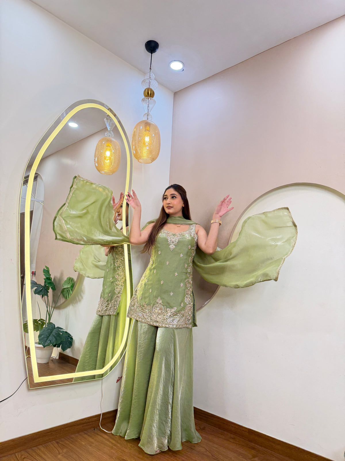 E41 3PC SHARARA SUIT