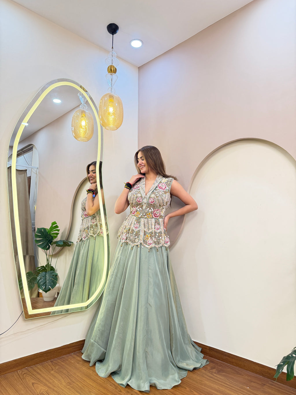 E84 INDO WESTERN LEHENGA