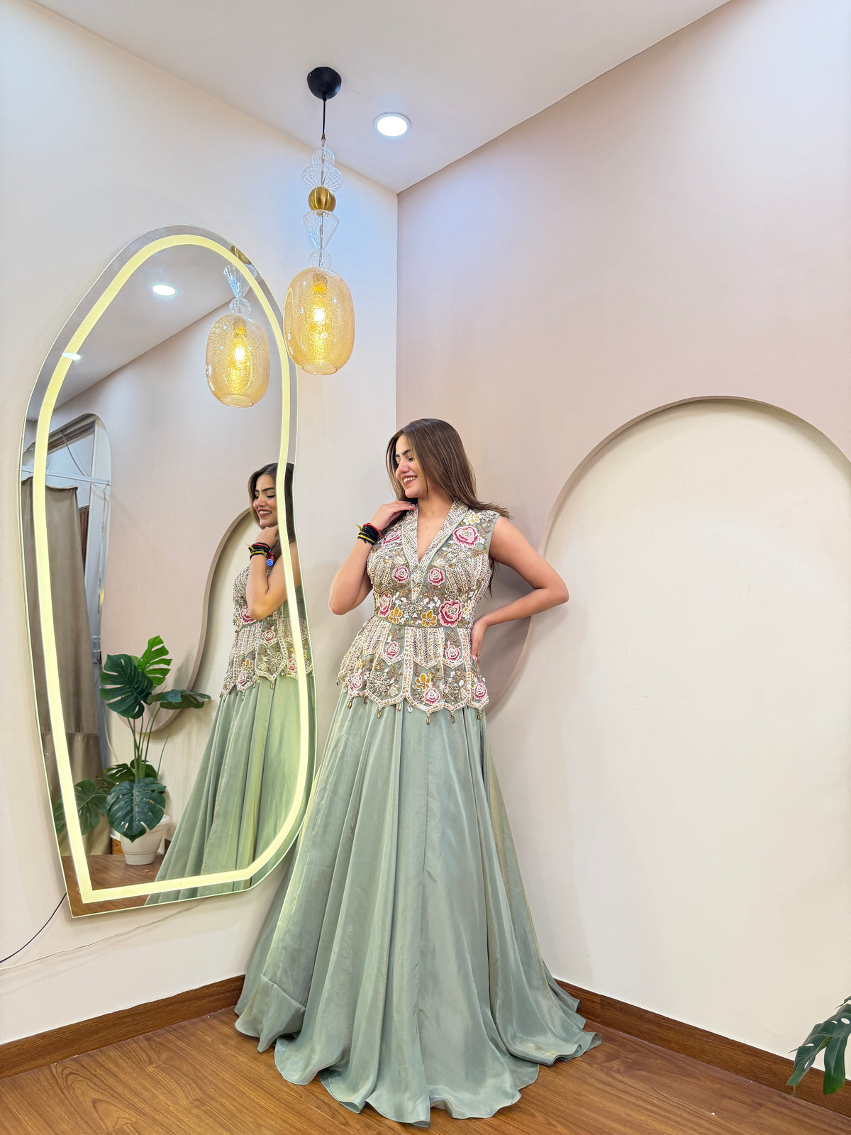 E84 INDO WESTERN LEHENGA