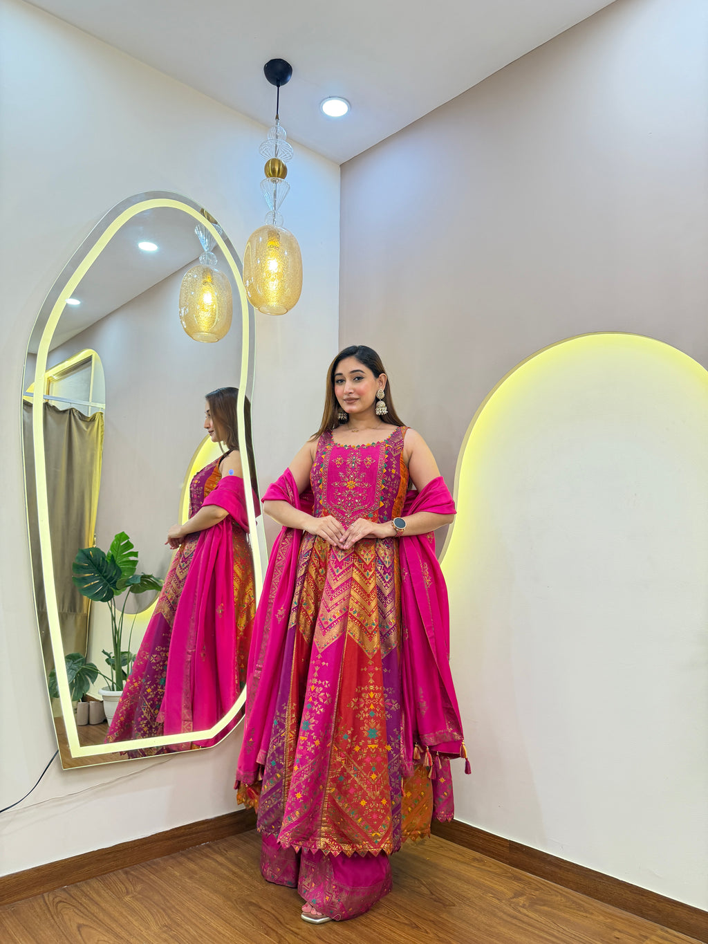 E380 3PC ANARKALI