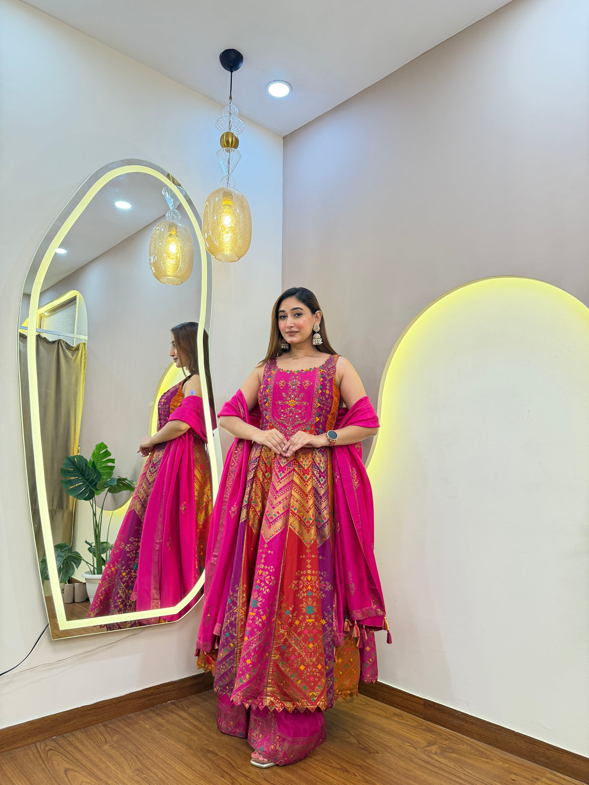 E380 3PC ANARKALI