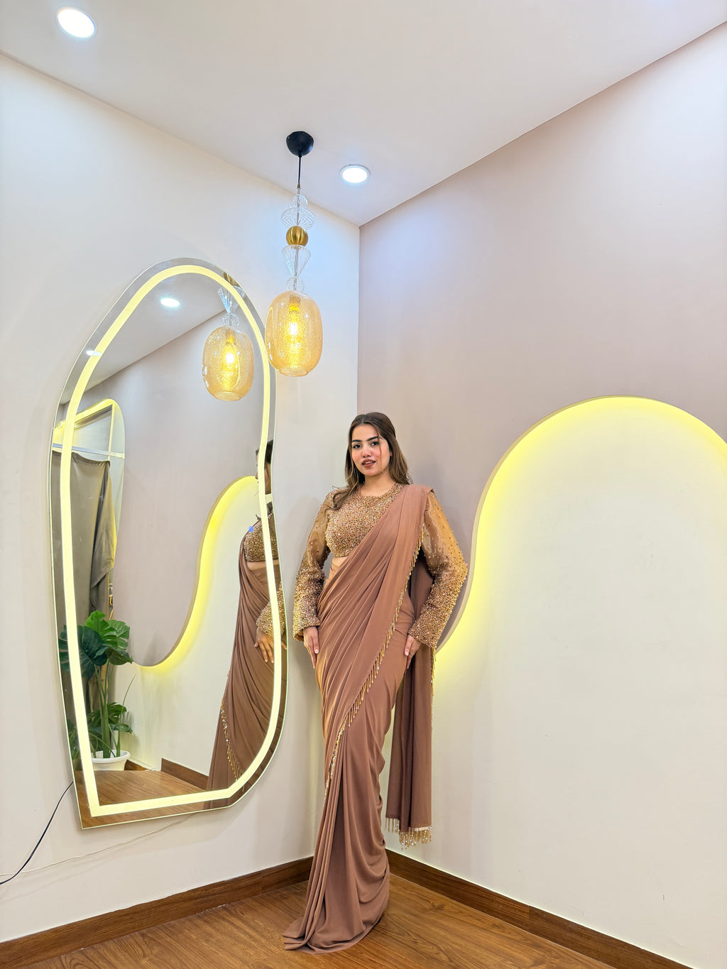 E14 AARFA REGAL DRAPE SAREE