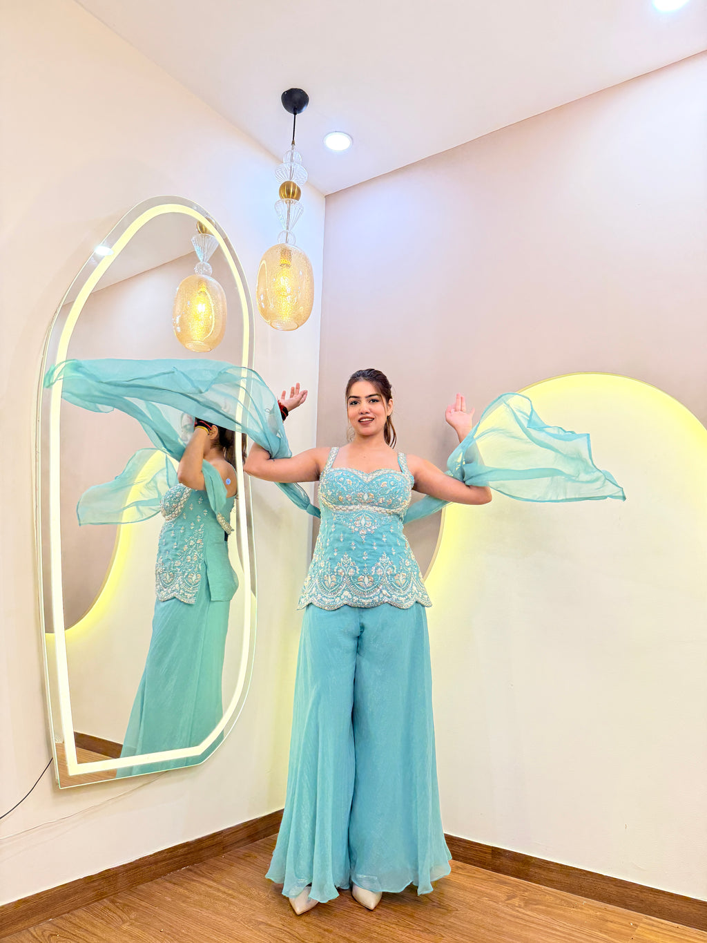 E837 3PC SHARARA SET
