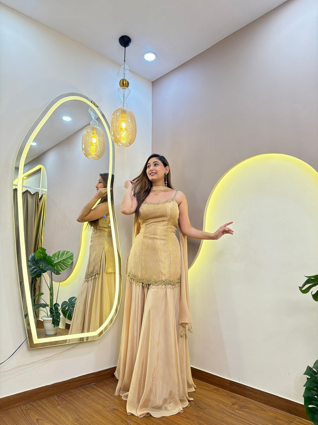 E915 3PC SHARARA SET